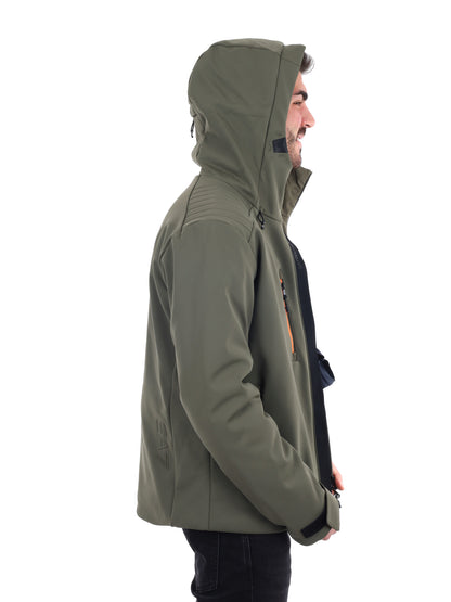 GIACCA DA SCI KITZBUHEL SOFTSHELL EA7 EMPORIO ARMANI DA UOMO VERDE