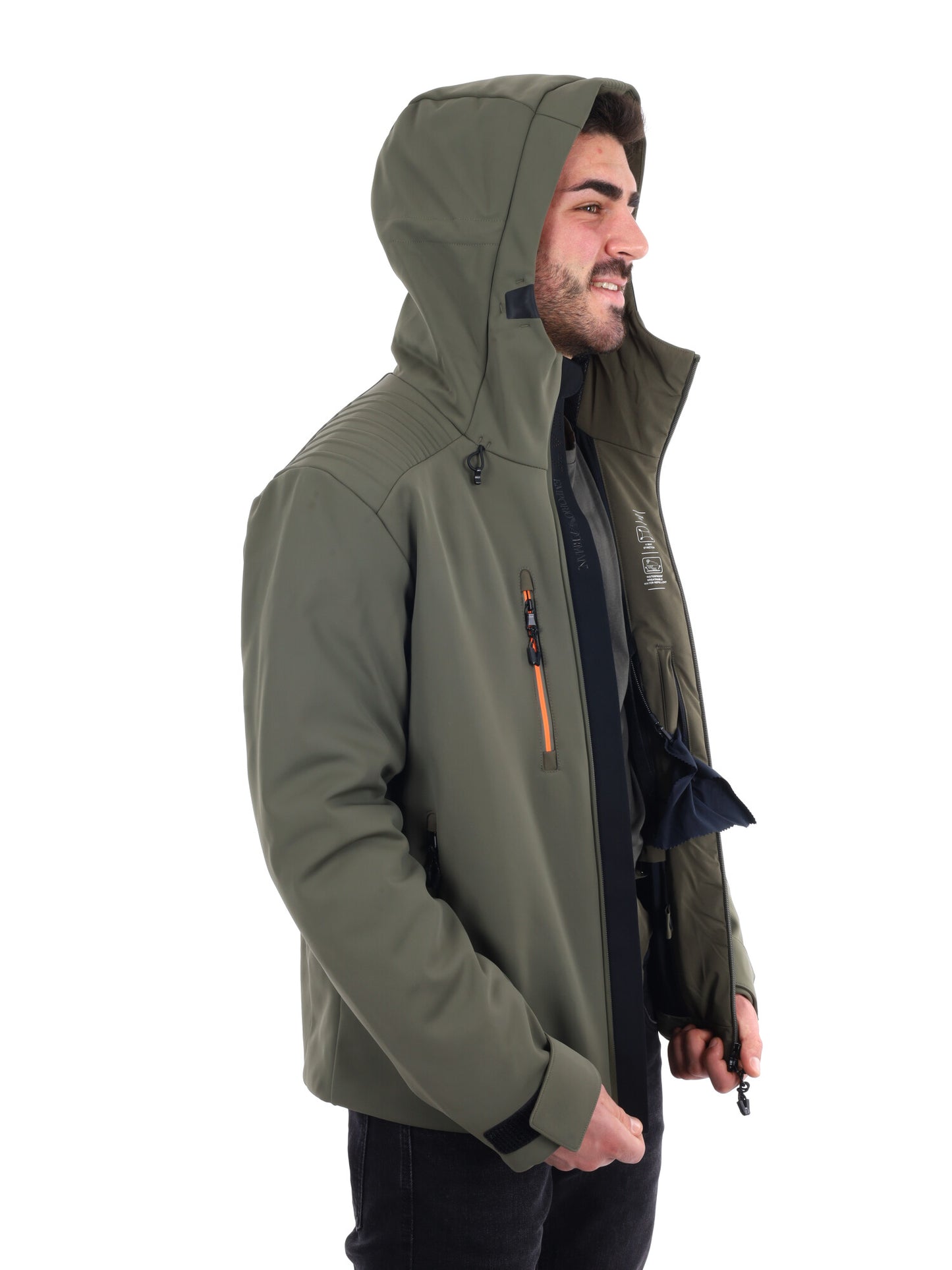 GIACCA DA SCI KITZBUHEL SOFTSHELL EA7 EMPORIO ARMANI DA UOMO VERDE
