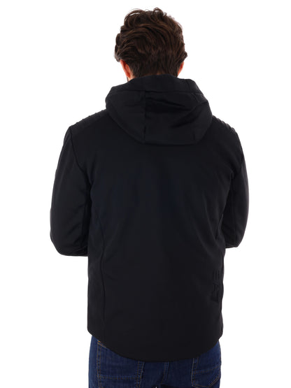 GIACCA DA SCI KITZBUHEL SOFTSHELL EA7 EMPORIO ARMANI DA UOMO NERO