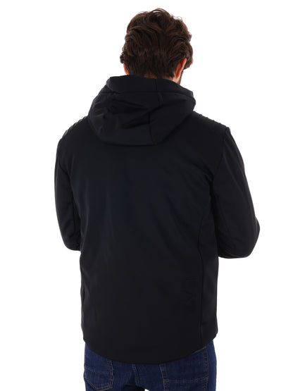 GIACCA DA SCI KITZBUHEL SOFTSHELL EA7 EMPORIO ARMANI DA UOMO NERO