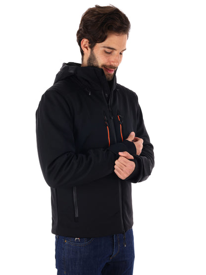 GIACCA DA SCI KITZBUHEL SOFTSHELL EA7 EMPORIO ARMANI DA UOMO NERO