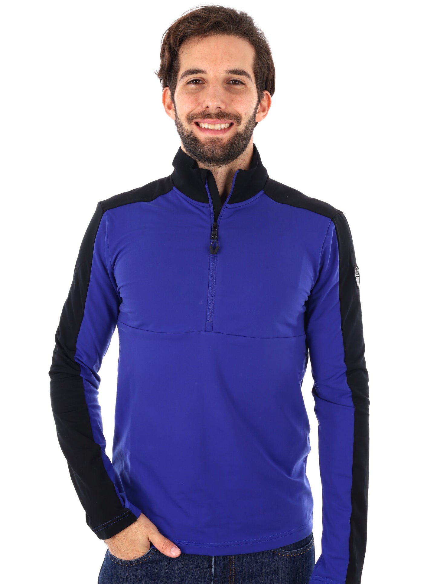 PILE KITZBUHEL POWERSTRETCH  EA7 EMPORIO ARMANI DA UOMO BLU