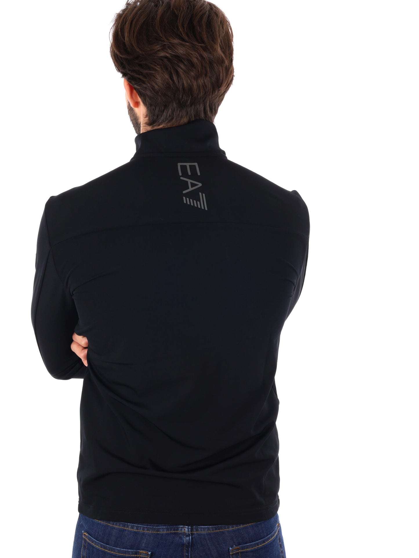 PILE KITZBUHEL POWERSTRETCH  EA7 EMPORIO ARMANI DA UOMO NERO