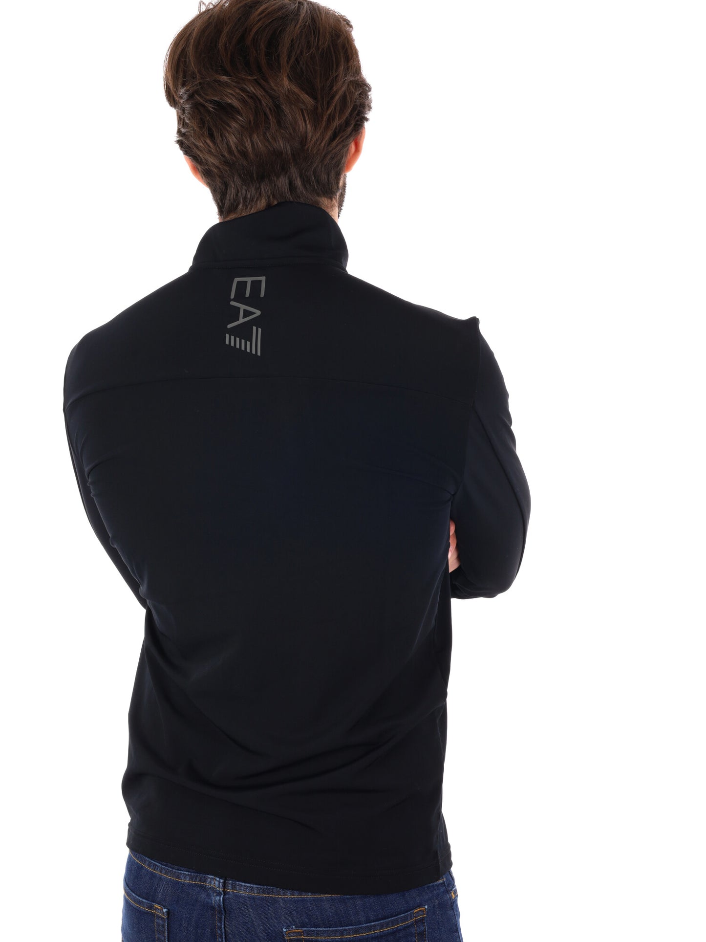 PILE KITZBUHEL POWERSTRETCH  EA7 EMPORIO ARMANI DA UOMO NERO