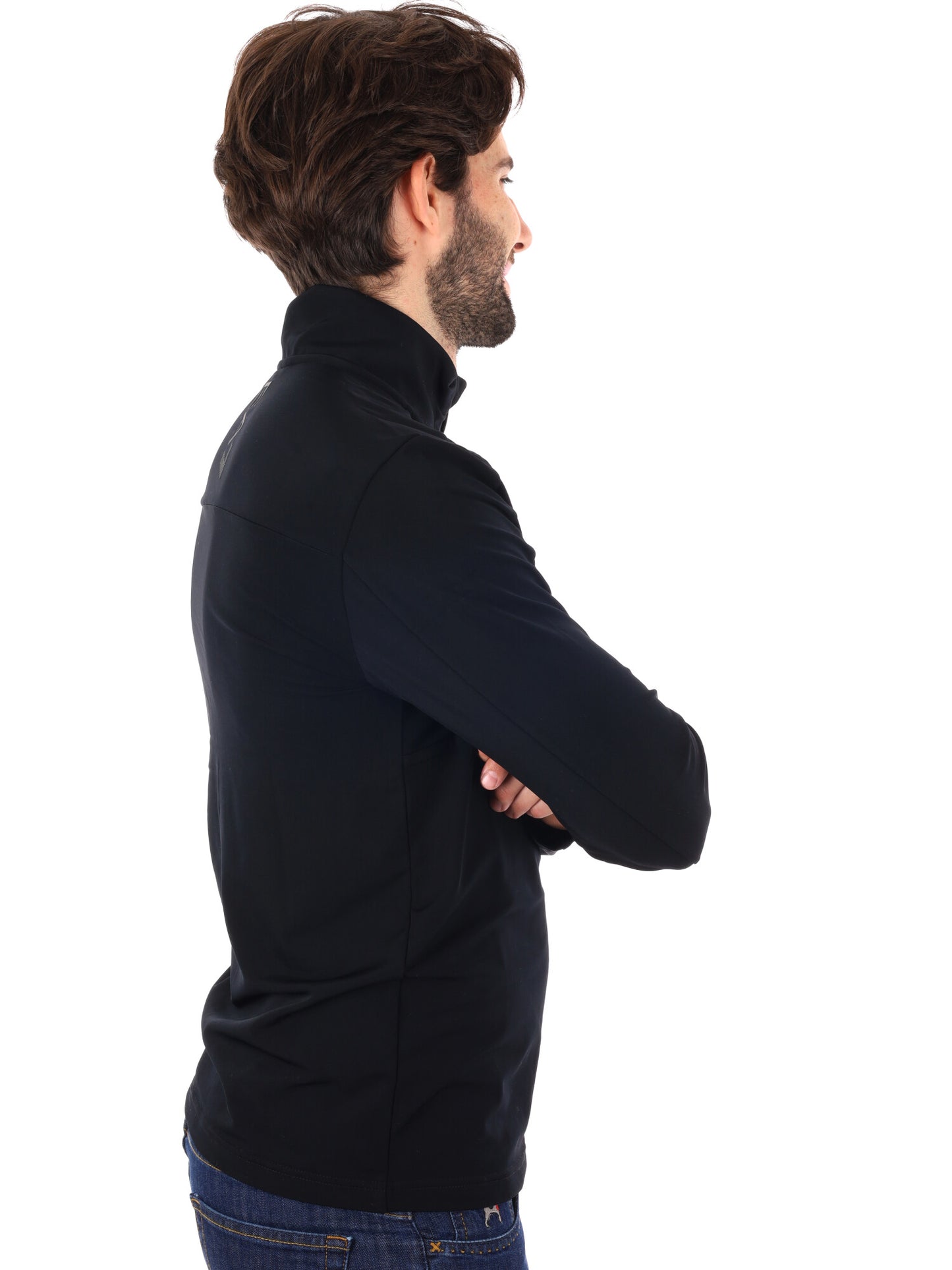 PILE KITZBUHEL POWERSTRETCH  EA7 EMPORIO ARMANI DA UOMO NERO