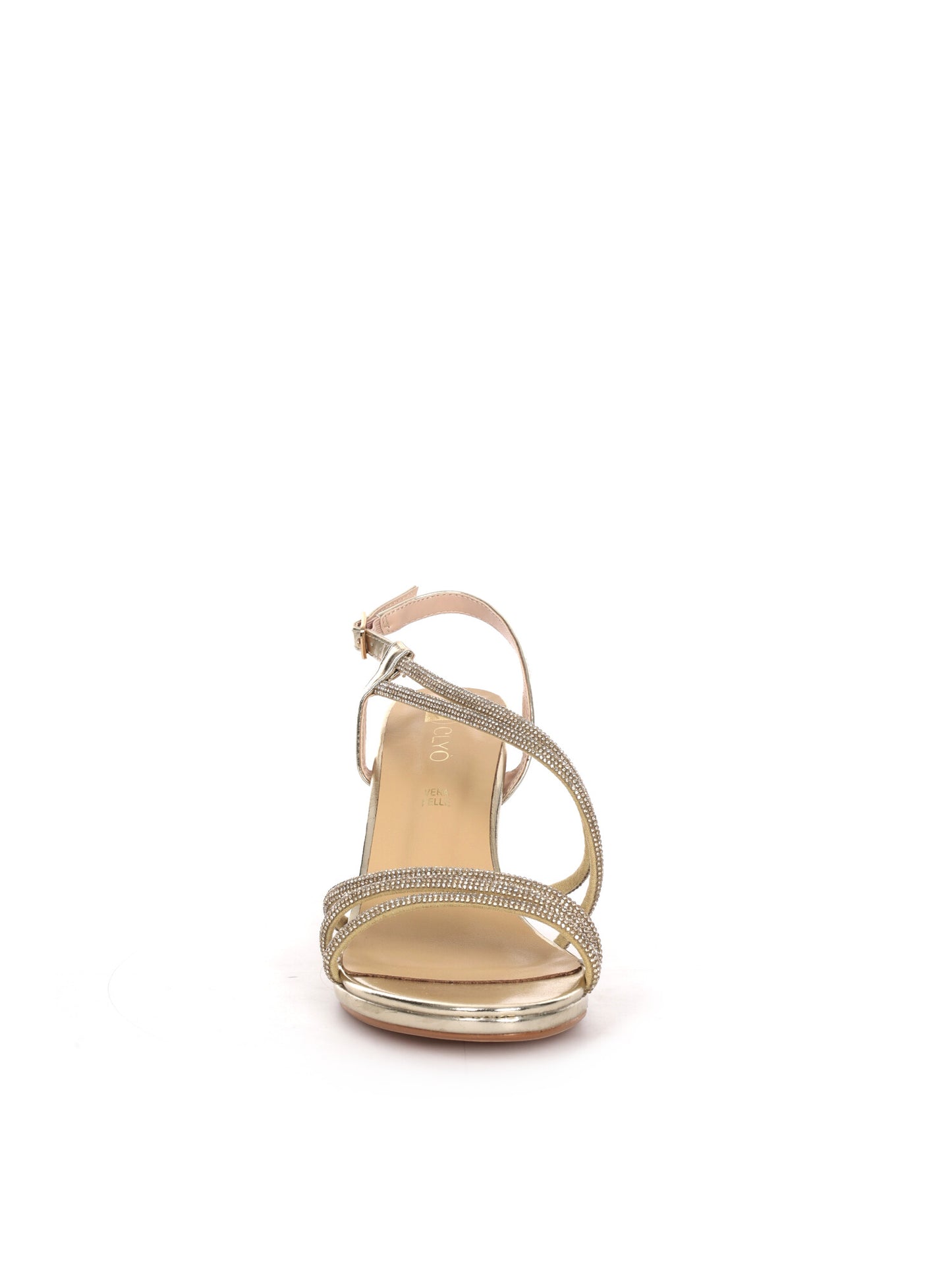 Sandali donna Clyo' oro eleganti e raffinati per la primavera estate