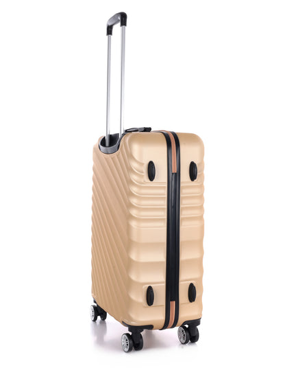 Valigia rigida beige Nazzareno Gabrielli modello 8070 3 Media Champ