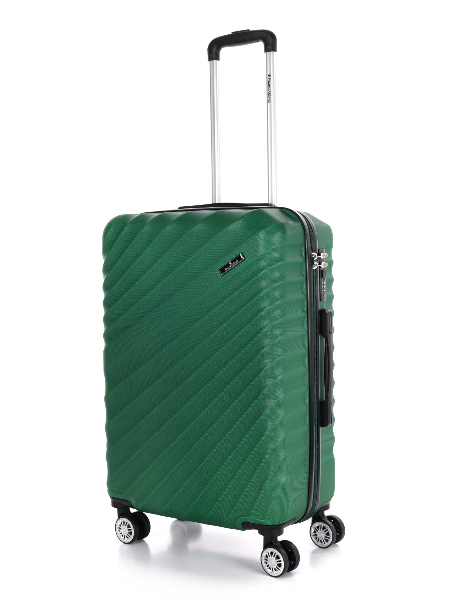 Valigia rigida Nazzareno Gabrielli verde media unisex adulto