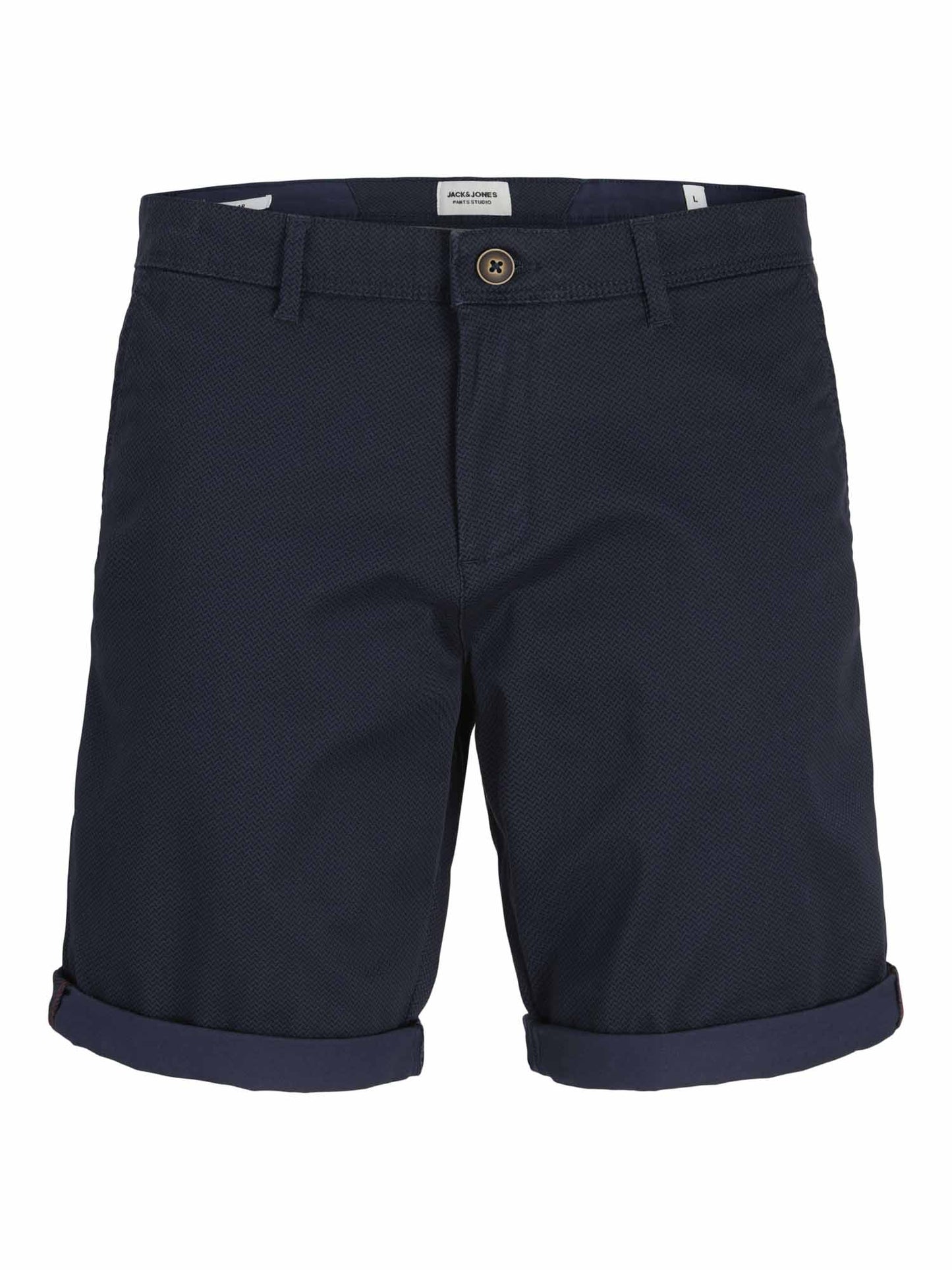Bermuda chino regular fit Jack&Jones Bowie blu da uomo