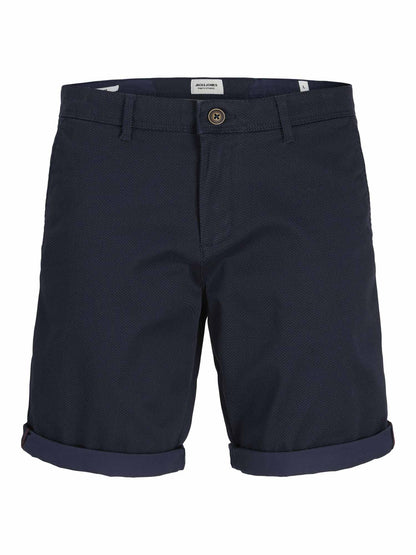Bermuda chino regular fit Jack&Jones Bowie blu da uomo