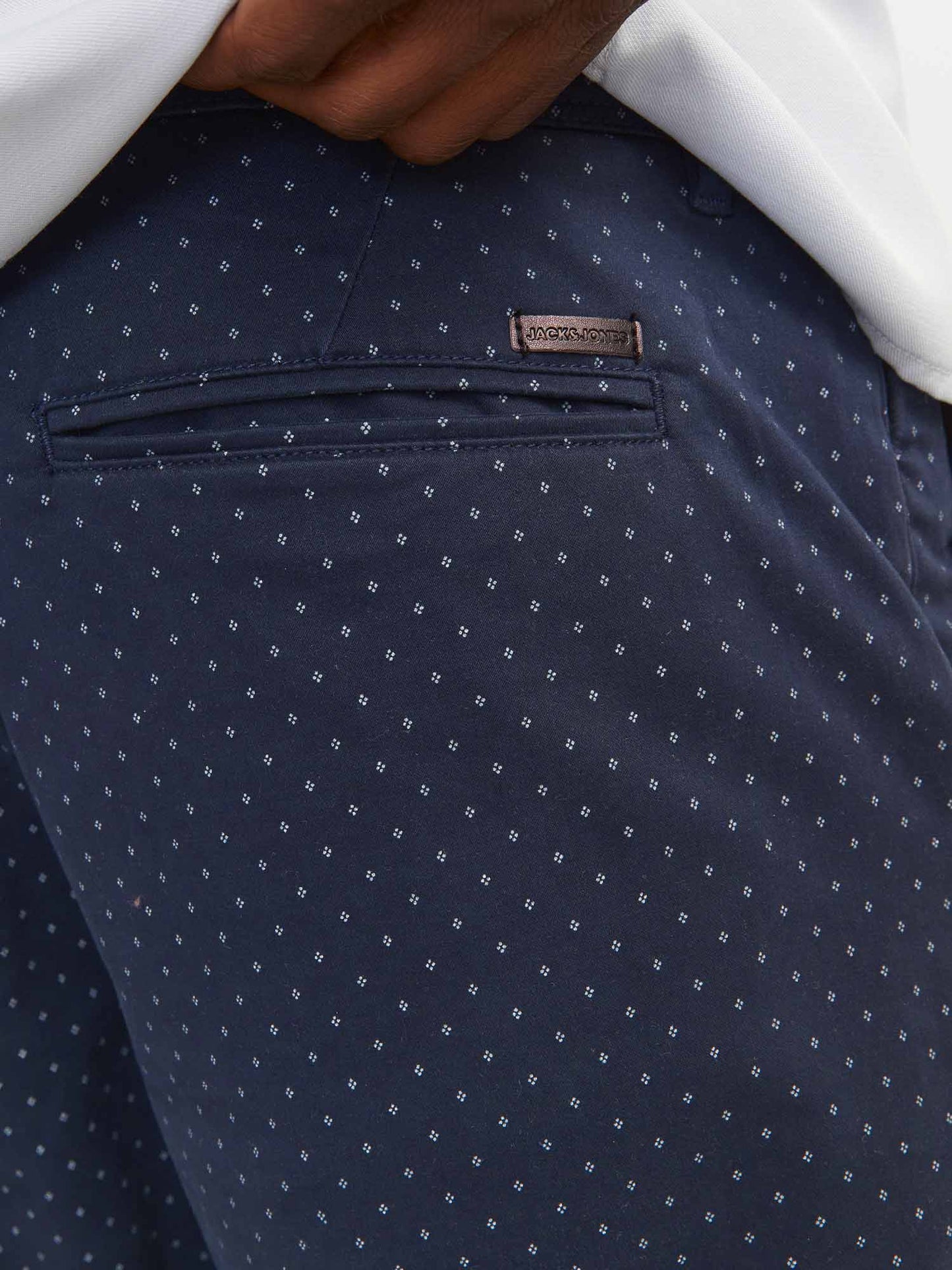 Bermuda chino regular fit Jack&Jones Bowie blu da uomo