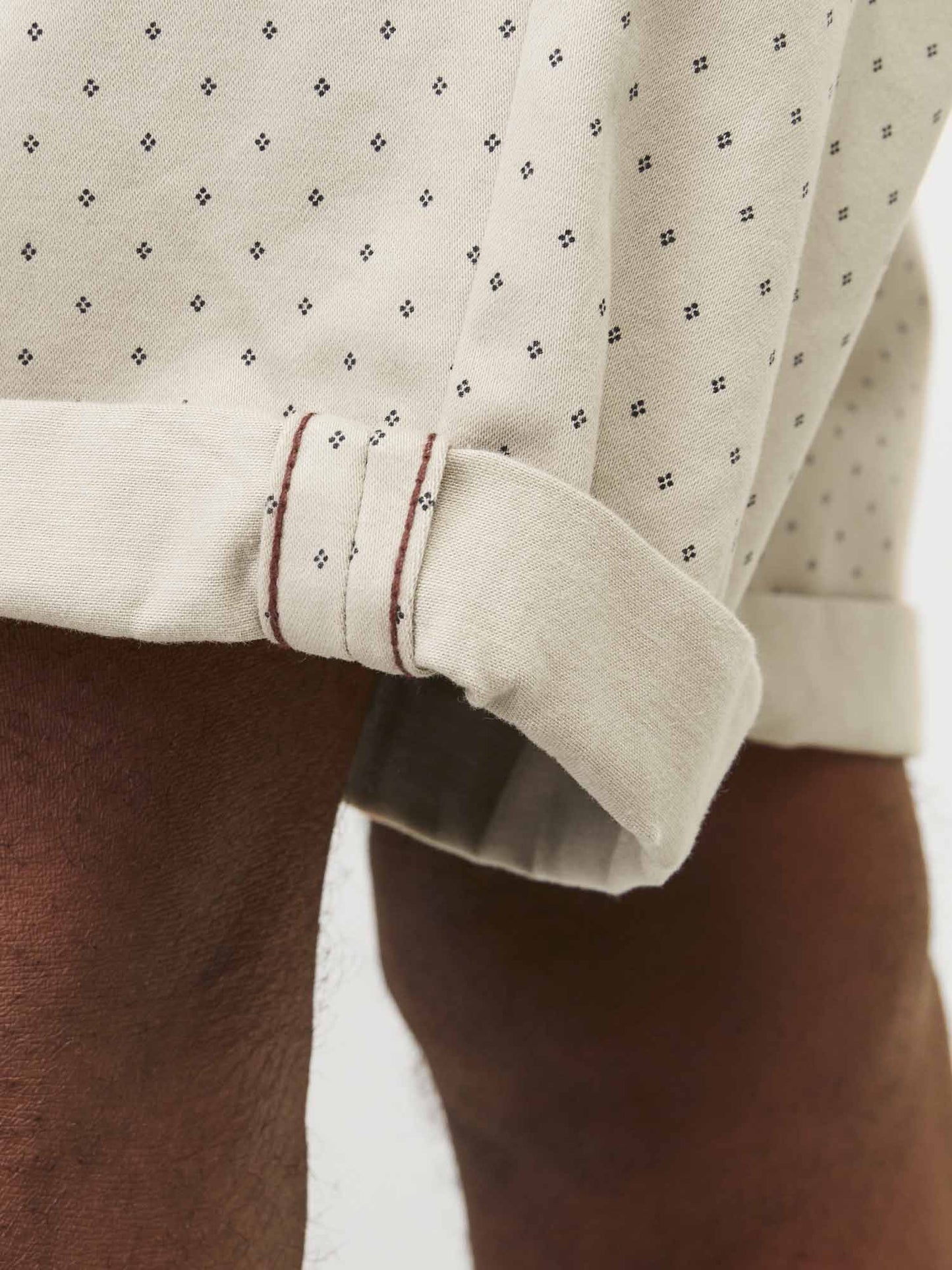 Shorts da uomo Jack&Jones Bowie beige per la primavera-estate