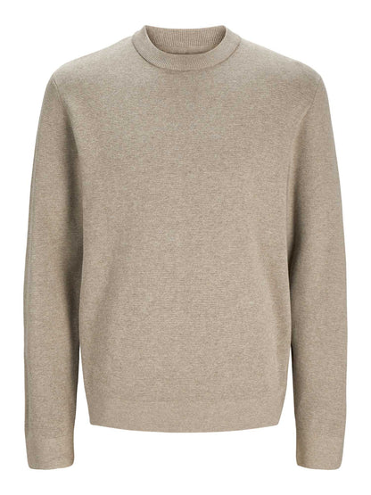 PULLOVER MILANO JACK&JONES DA UOMO BEIGE