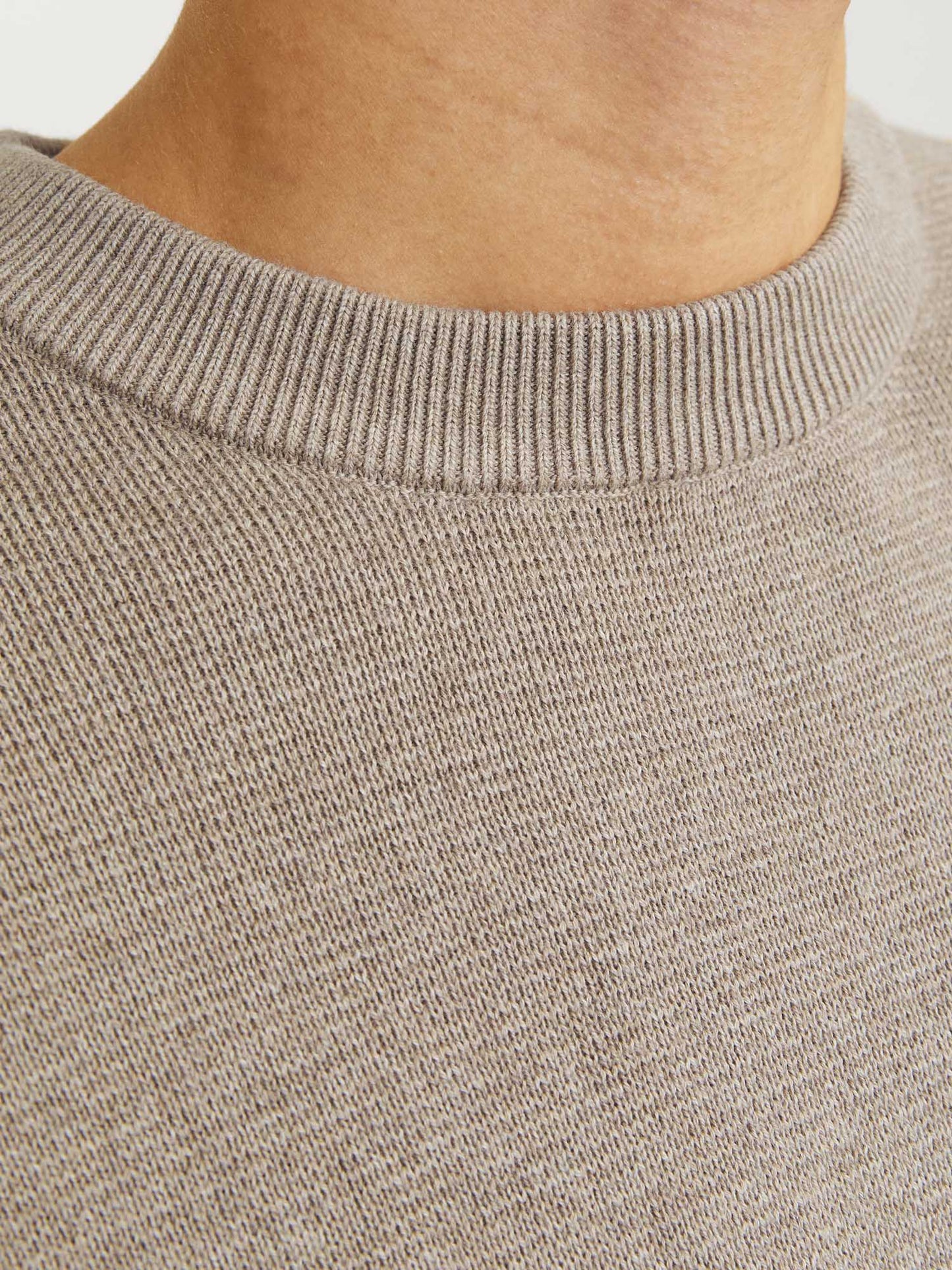 PULLOVER MILANO JACK&JONES DA UOMO BEIGE