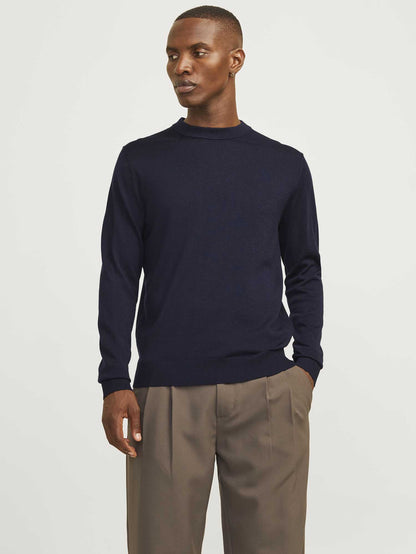 PULLOVER MILANO JACK&JONES DA UOMO BLU