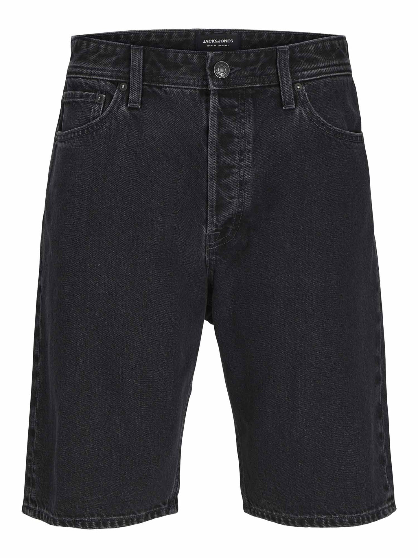 Bermuda Alex baggy fit in denim nero da uomo Jack&Jones