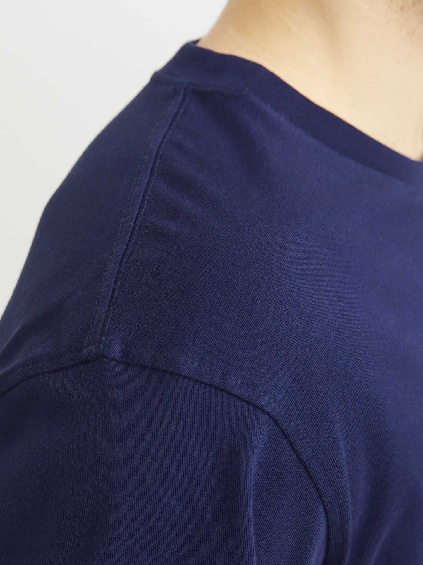 T-SHIRT BOSTON JACK&JONES UOMO BLU