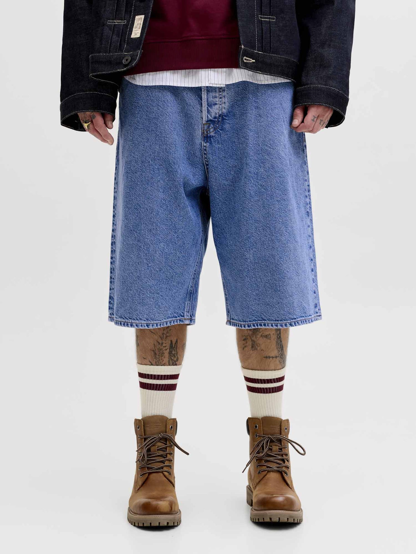 Jack&Jones Ron, shorts denim da uomo con vestibilità baggy casual