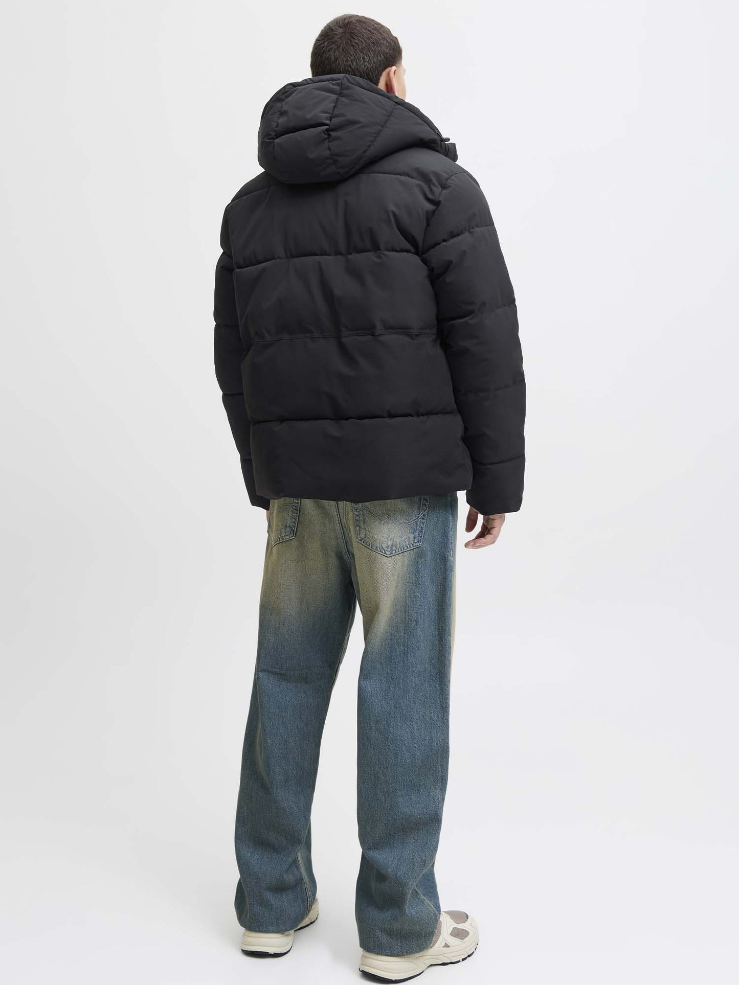 GIUBBINO IMBOTTITO OWEN JACK&JONES DA UOMO NERO