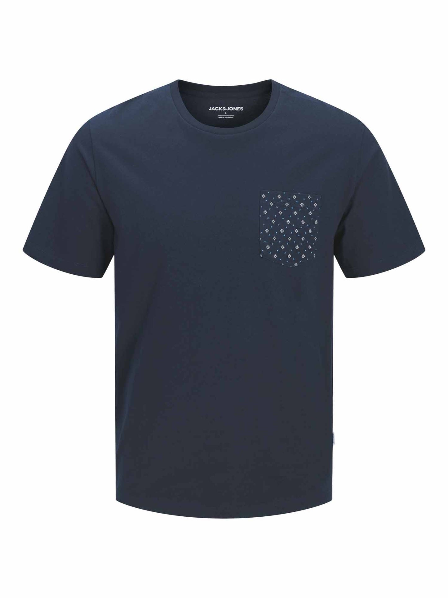 Jack&Jones Matteo, t-shirt da uomo blu in cotone con stile casual
