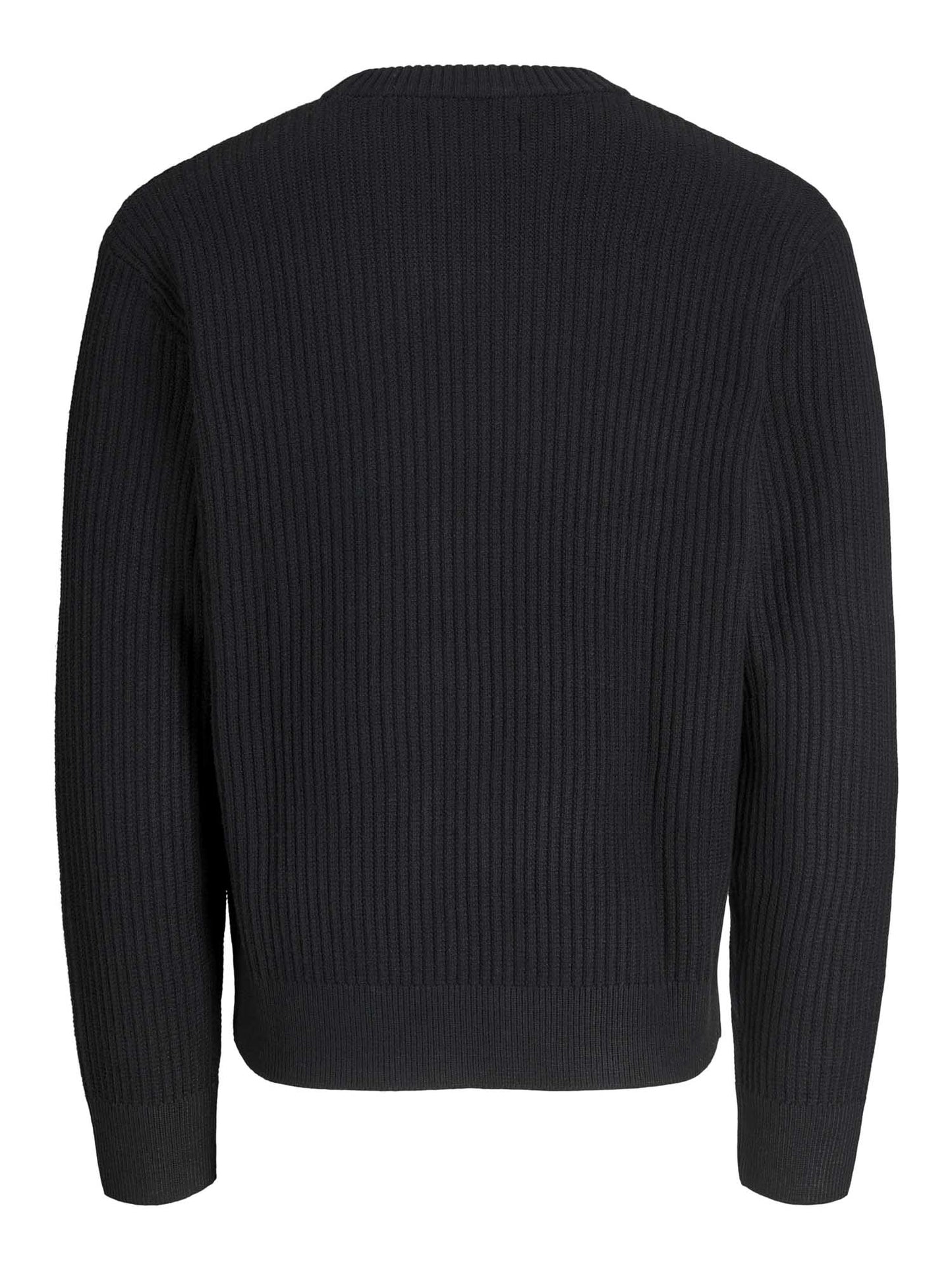 PULLOVER GRID JACK&JONES DA UOMO NERO