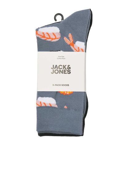 SET CALZE TRAY FOOD JACK&JONES DA RAGAZZO ASSORTITO