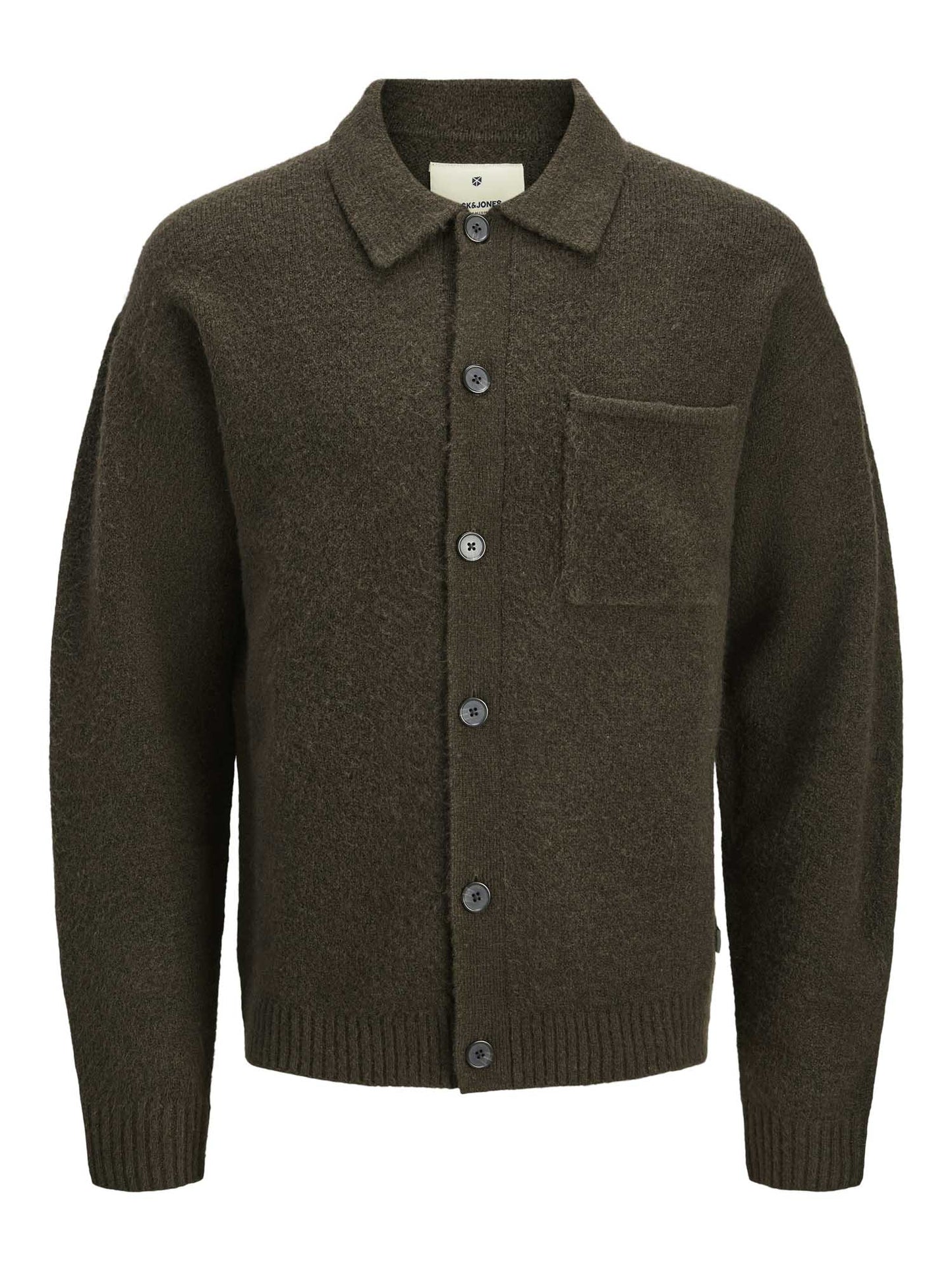 CARDIGAN BLUFINN JACK&JONES DA UOMO TESTA DI MORO