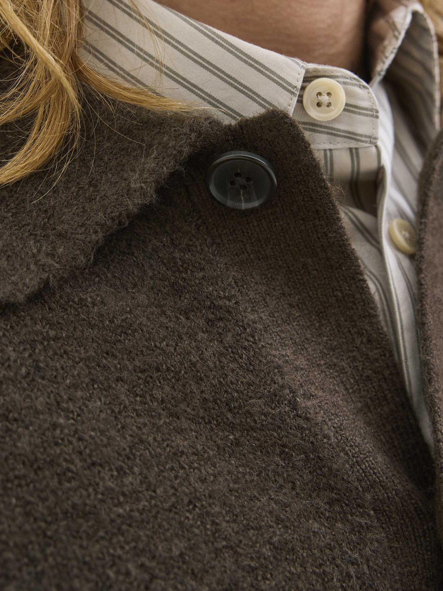 CARDIGAN BLUFINN JACK&JONES DA UOMO TESTA DI MORO