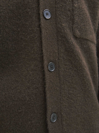 CARDIGAN BLUFINN JACK&JONES DA UOMO TESTA DI MORO