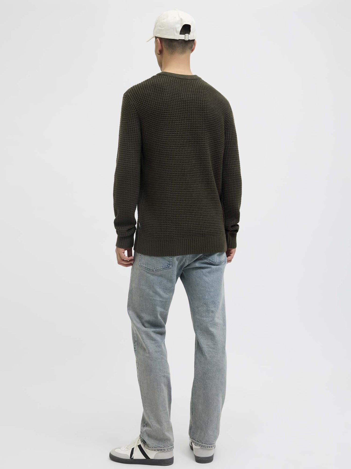 PULLOVER GLOBAL JACK&JONES DA UOMO VERDE