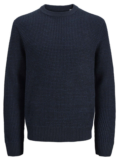 PULLOVER GLOBAL JACK&JONES DA UOMO BLU