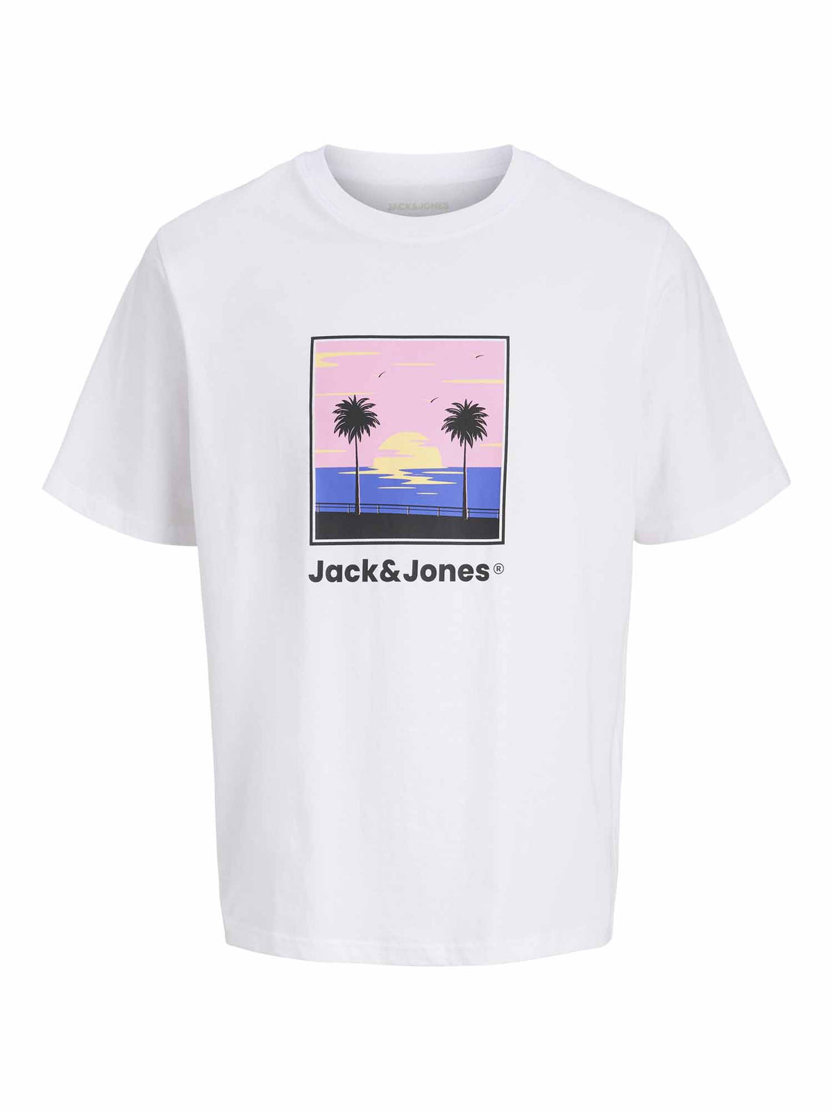 Jack&jones perry t-shirt da uomo bianco