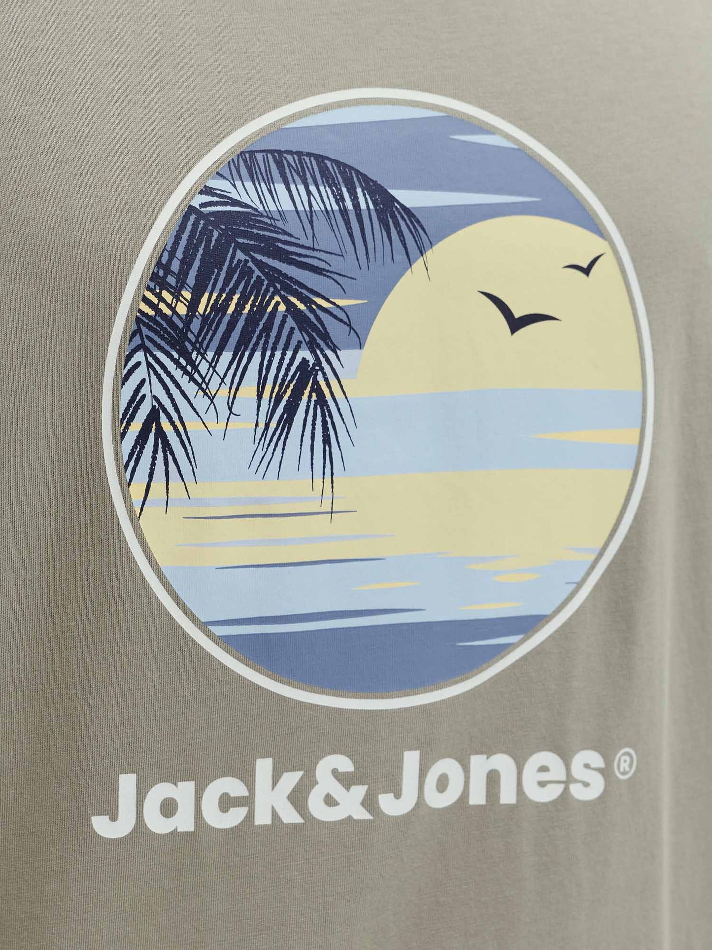 T-shirt uomo Jack&Jones Relax Fit verde in cotone