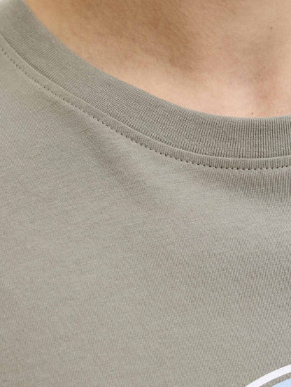 T-shirt uomo Jack&Jones Relax Fit verde in cotone