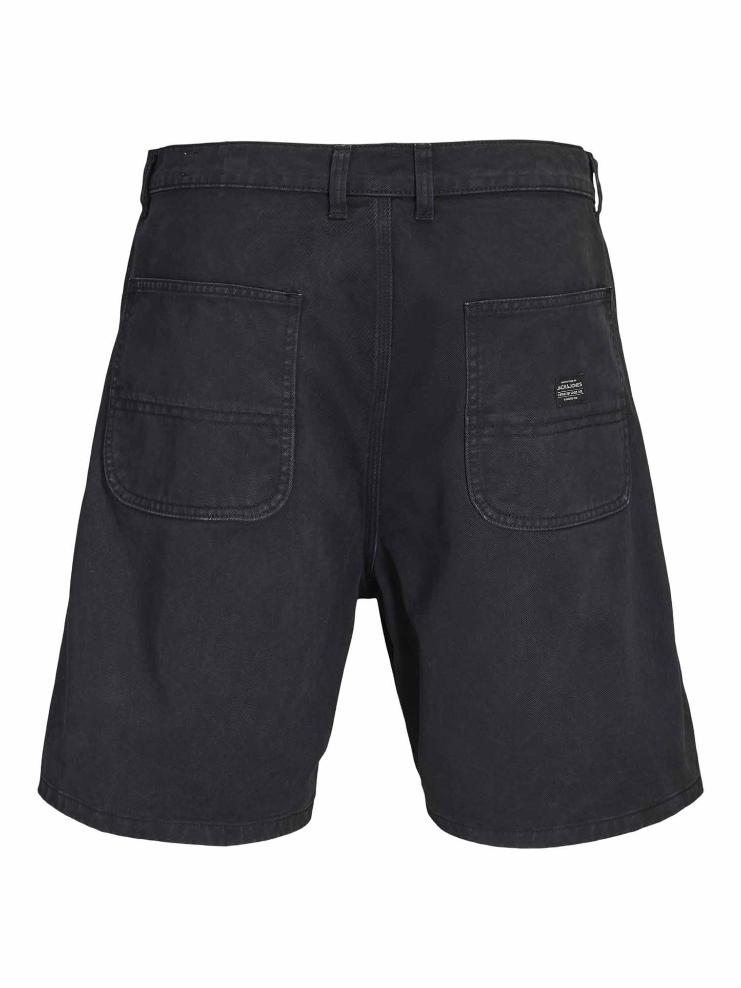 Jack&Jones Tony, shorts neri da uomo con vestibilità wide leg