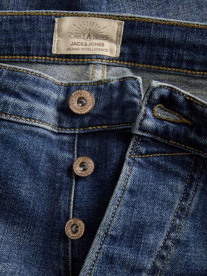 DENIM SLIM FIT GLENN JACK&JONES DA UOMO BLU