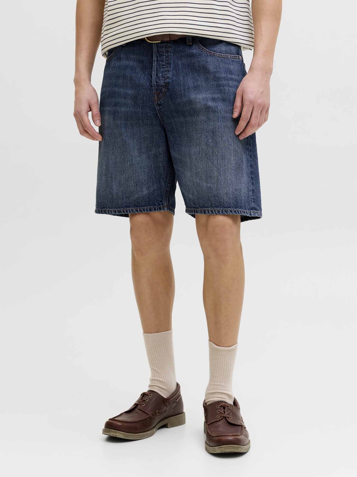 Bermuda Tony in denim comodo e casual da uomo per primavera-estate