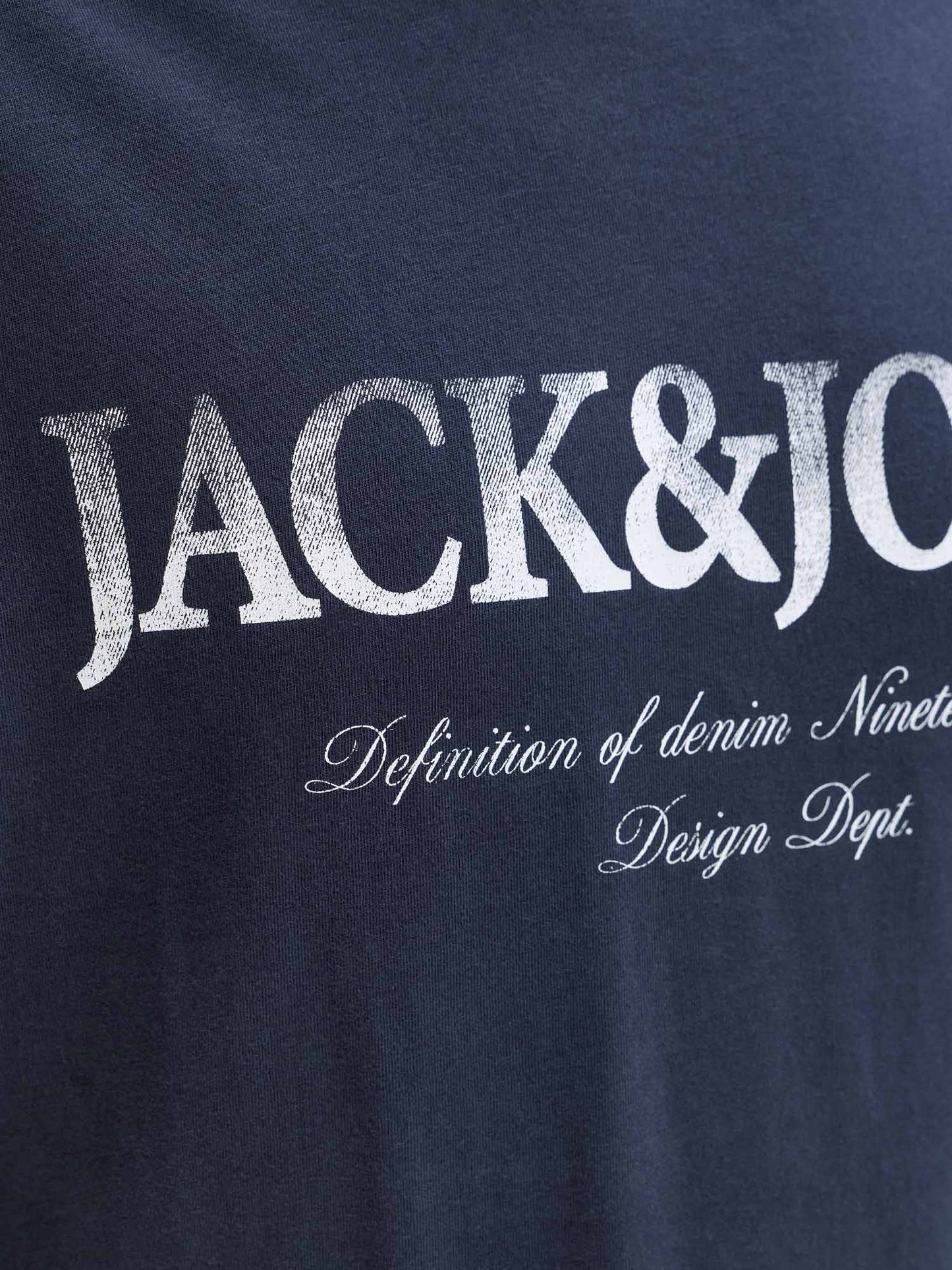 Jack&Jones Devin Daytona, t-shirt regular in cotone blu da uomo