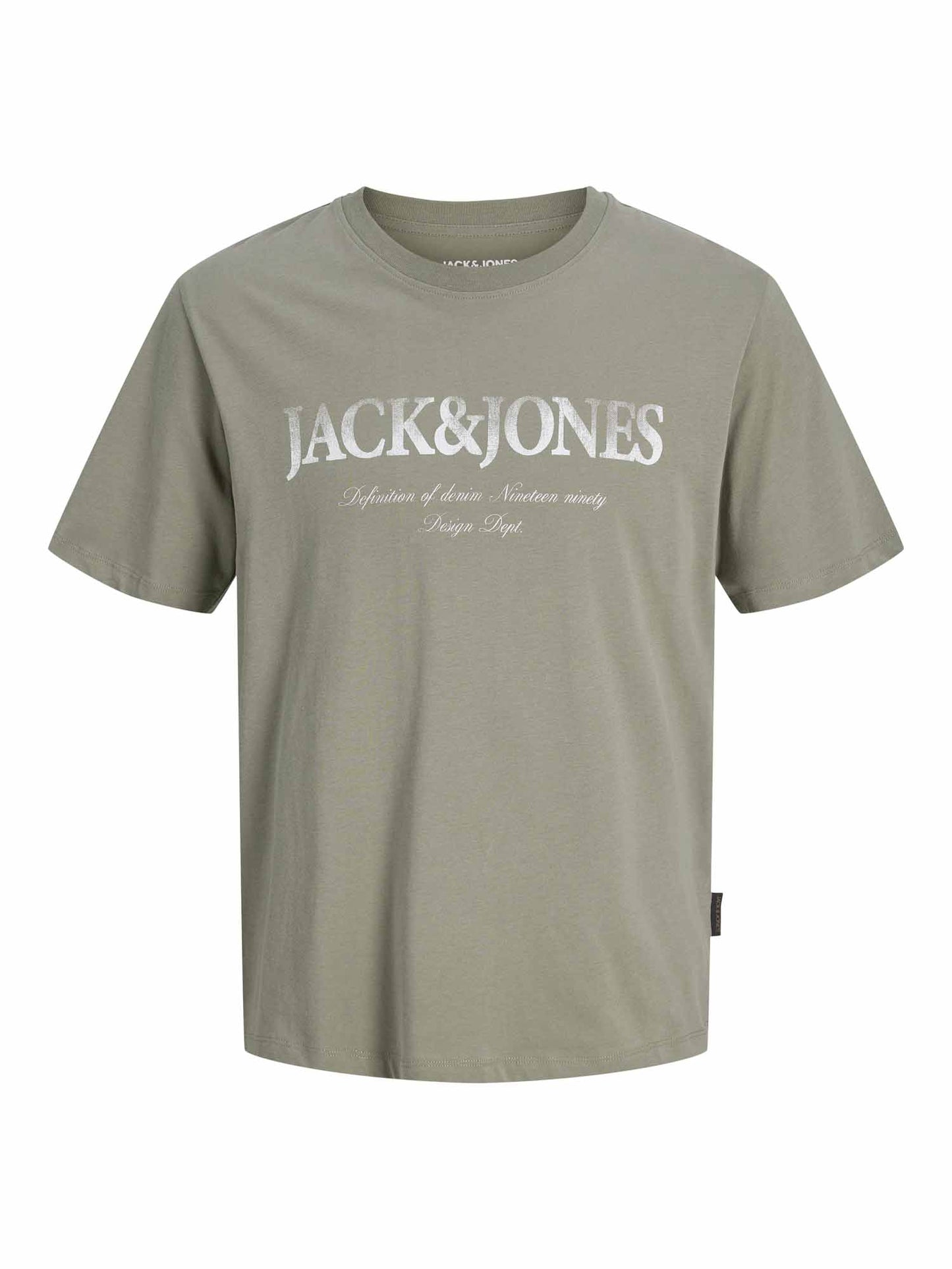 Jack&Jones Devin Daytona, t-shirt verde da uomo in cotone