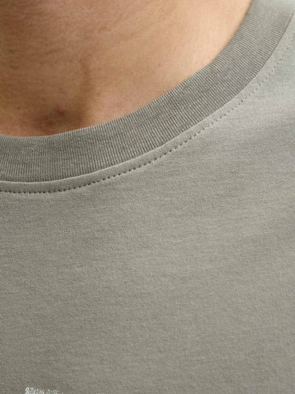 Jack&Jones Devin Daytona, t-shirt verde da uomo in cotone