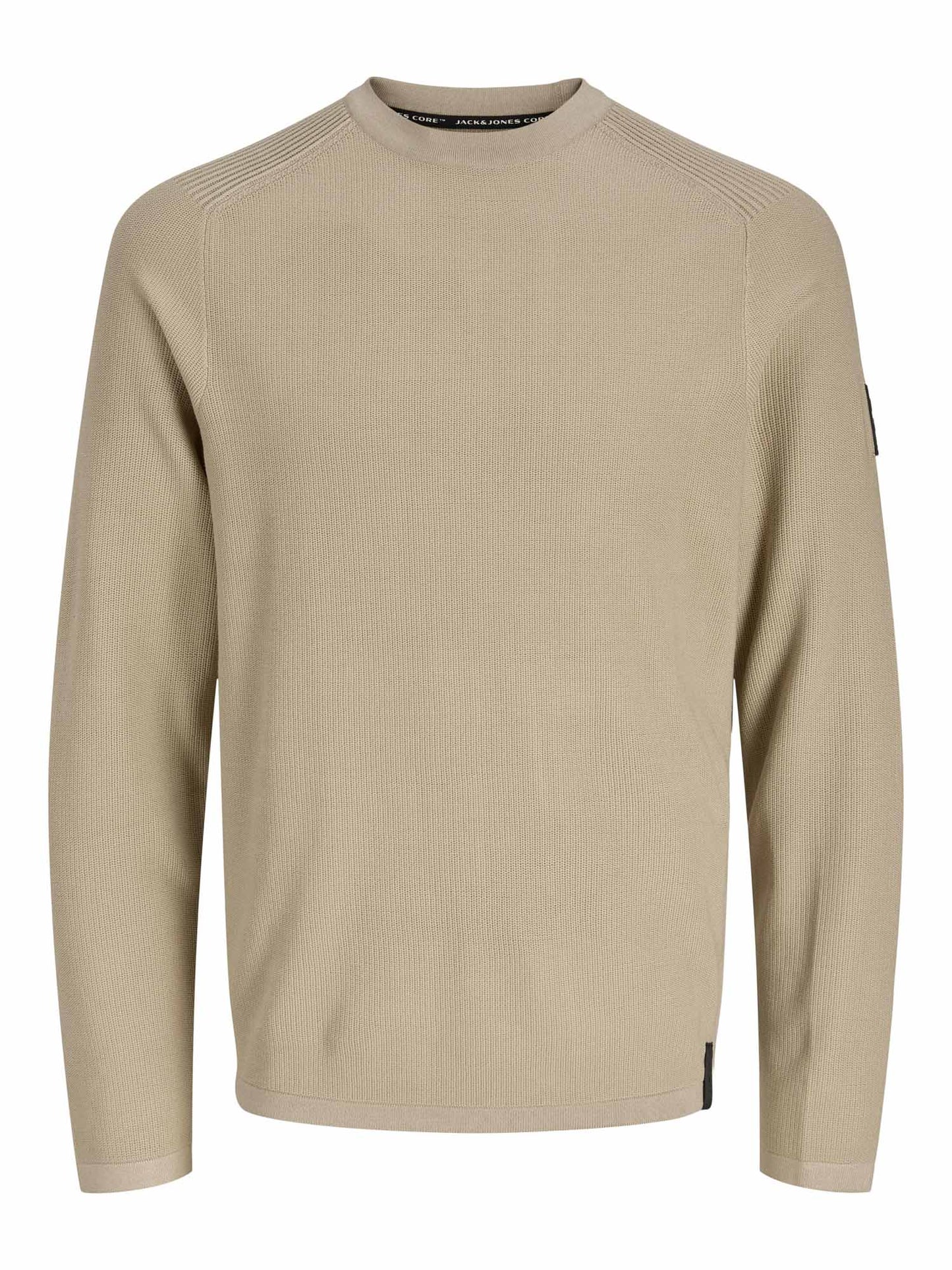 Maglia in cachemire beige da uomo Jack&Jones dal design casual