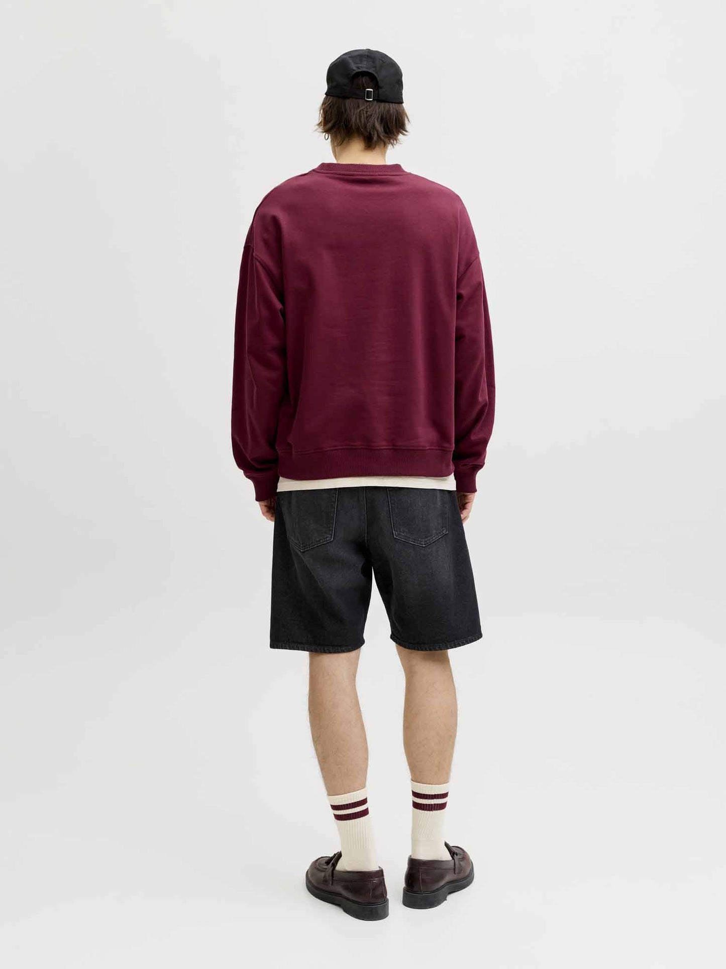 Shorts Tony da uomo Jack&Jones neri per la primavera-estate