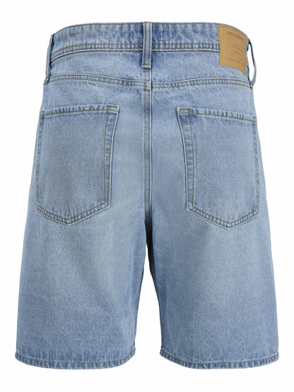 Shorts Tony in denim chiaro, bermuda casual da uomo