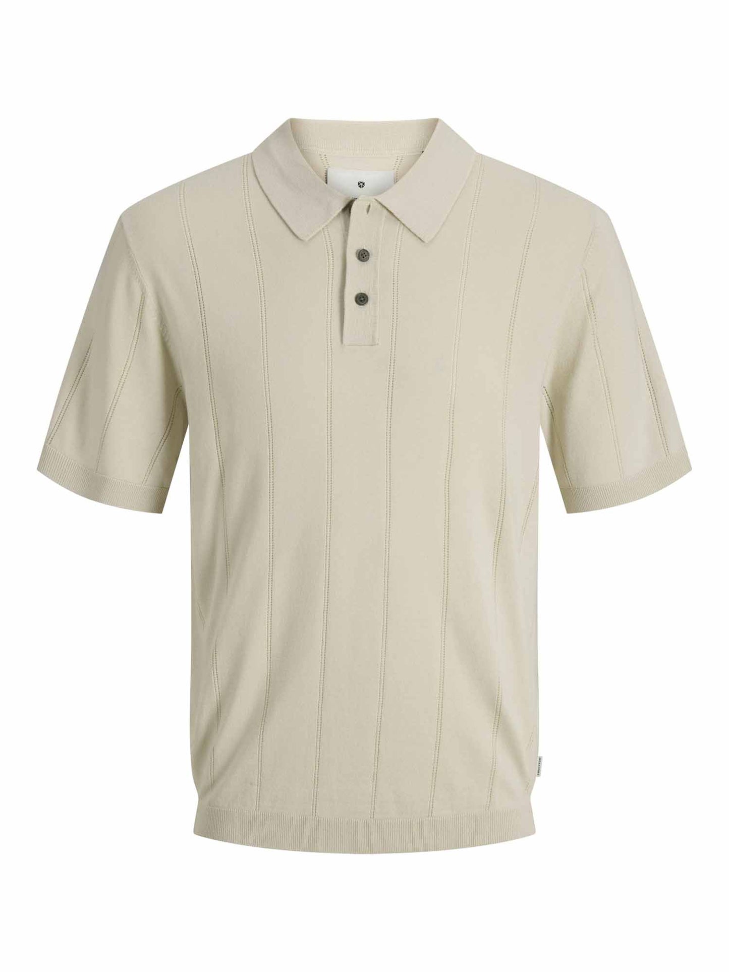 Jack&Jones Blawillia, polo beige a maniche corte da uomo