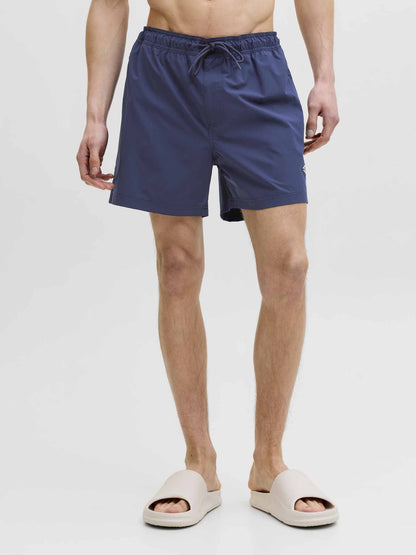 Bermuda da spiaggia Maui Trop di Jack&Jones uomo blu