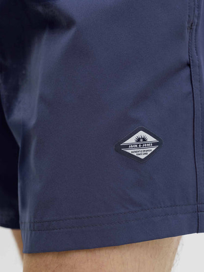 Bermuda da spiaggia Maui Trop di Jack&Jones uomo blu