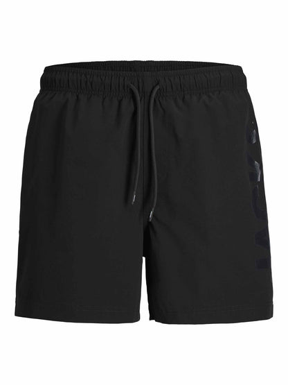 Bermuda da spiaggia Maui Wave di Jack&Jones per uomo nero