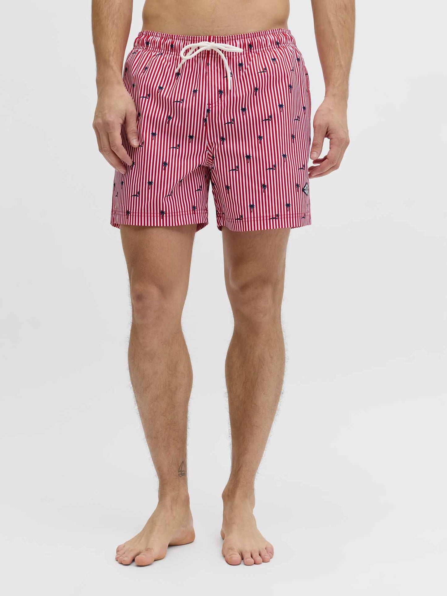 Bermuda da spiaggia Maui Breeze rossi da uomo Jack&Jones