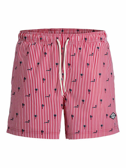 Bermuda da spiaggia Maui Breeze rossi da uomo Jack&Jones