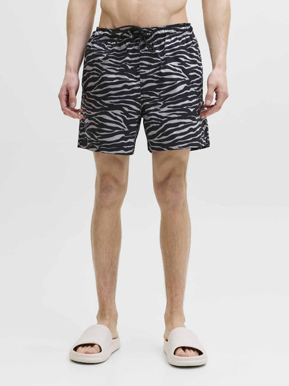 Jack&Jones Maui Shell, bermuda da spiaggia da uomo in nero